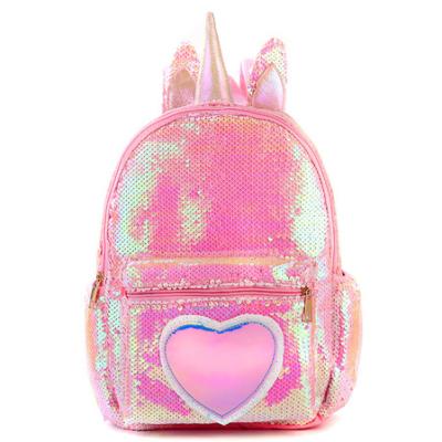 China Wholesale Custom Solar Panel Fashion 3D Embroidery Ear Sequin Backpack For Girls for sale