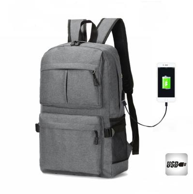 China With USB Large Capacity Business Laptop Backpack USB Charging Backpack for sale