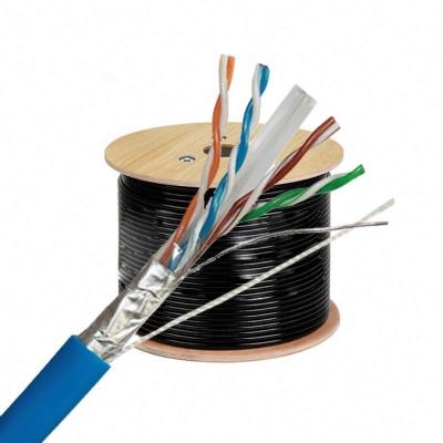 China TWISTED PAIR MULTI PROTECTED CORE CAT6 STP CABLE FTP Cat6 Ax for sale