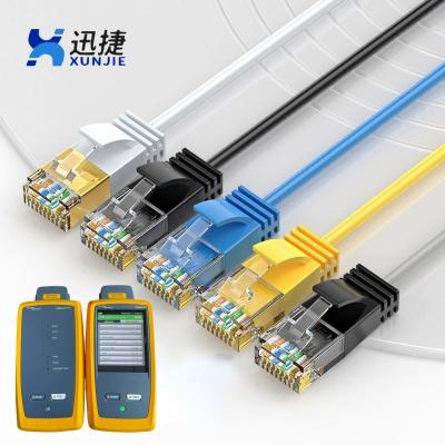 China Thin Nylon Ethernet Cable Cat6 UTP Network Cable With Nylon RJ45 Thin for sale