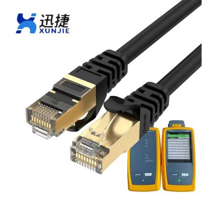 China High Quality Gold Plated RJ45 Cat8 Sstp 26awg Since 1m 3m Cat 8 Ethernet Cable Cat 8 CAT8 for sale