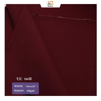 China 235GSM T/C 80/20 T/C 80/20 Chinese Factory Shrink-Resistant Fabric 3/1 Goods 80%POLYESTER 20% 20%POLYESTER 20% 20*16 120*60 Workwear Uniform Low Price for sale