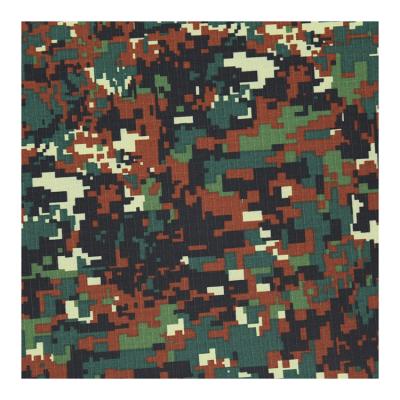 China CVC Shrink-Resistant 60/40 250GSM RIPSTOP Military Cloth Uniform Camouflage Printed Uniform Factory Price 60%cotton 40%polyester 16*16 108*56 for sale