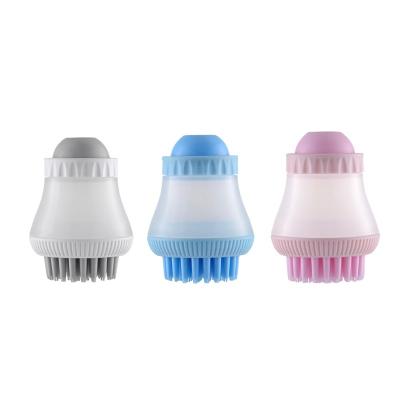 China Stocked Amazon Best Seller Pet Bath Brush Dogs Cleaning Bath Brush For dogs Bathing for sale