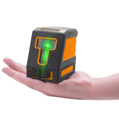 China cheap 2 lines high accuracy cross green line laser beam level 92*84*58mm for sale