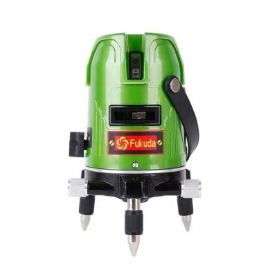 China Fukuda EK-469GJ Lithium-ion Battery Green Laser Level 5 Line 360 ​​Rotary Cross Rope Level 100mmX200mm for sale