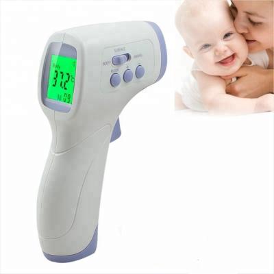 China Forehead top rated non contact IR infared digital child fever thermometer with gun type for sale