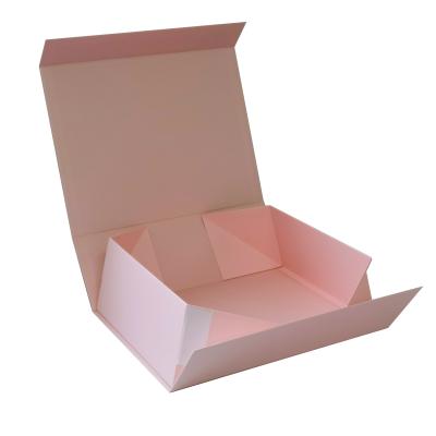 China Wholesale Custom Recyclable Black Rigid Cardboard Gift Foldable Magnetic Paper Box For Hat Packaging for sale