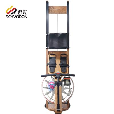 China Factory supply Schvodon gym equipment water rowing machine commercial wood wooden rower mquina de remo universal direct water rower for sale