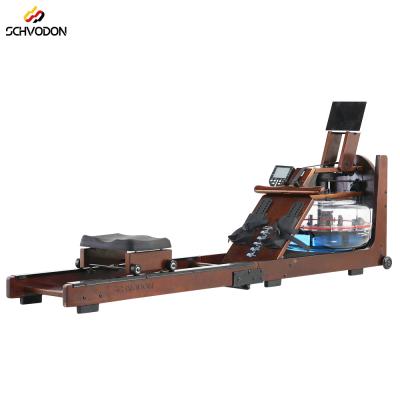 China Schvodon Water Sporting Goods Universal Wooden Rower Machine Large Foldable Bar Rowing Machine Water Resistance Rowing Machine for sale