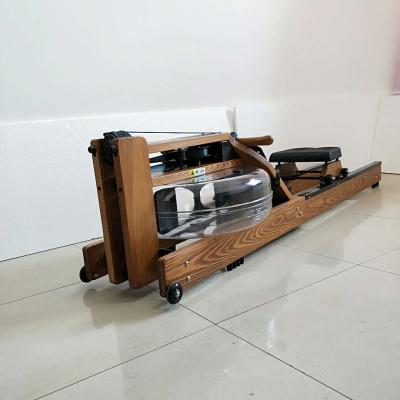 China Schvodon 100% Sales Ash Wooden Water Rowing Machine Water Tank Rowing Machine Home Rowing Machine Universal Transparent Big Rowing Machines for sale