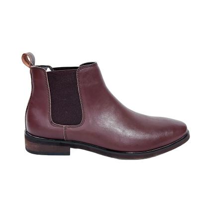 China Medieval Reddish Brown Unique Royal Chic Deodorization Women's Winter Nursing Chelsea Boots for sale