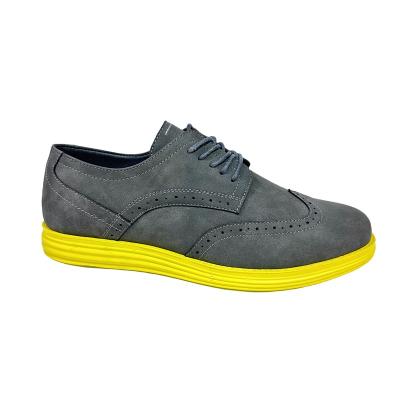 China Yellow French Style Gent's Style Yellow Gentleman Deodorization Business PU Urban Unique Stylish Shoes For Men for sale