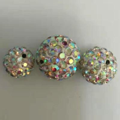 China Earring Crystal Ball Shiny AB Beads for sale