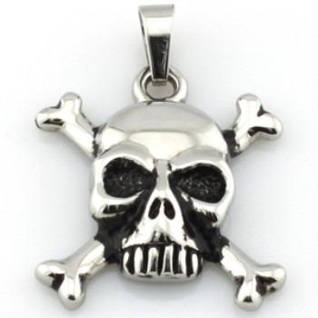 China BOHEMIA Wholesale 316L Stainless Steel Skull Pedant for sale