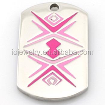 China Religious Unique Design Custom Metal Enamel Jewelry Tags for sale