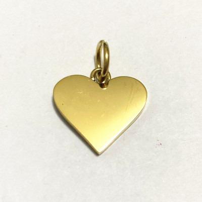 China 925 Sterling Silver Simple Heart Charm Personalized Punk Jewelry for sale