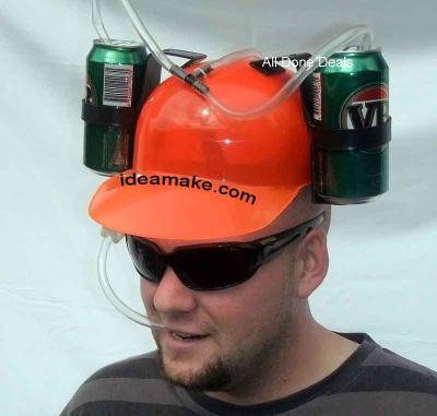 China 2015 New Plastic Beer Drinking Helmet Drinking Helmet for sale