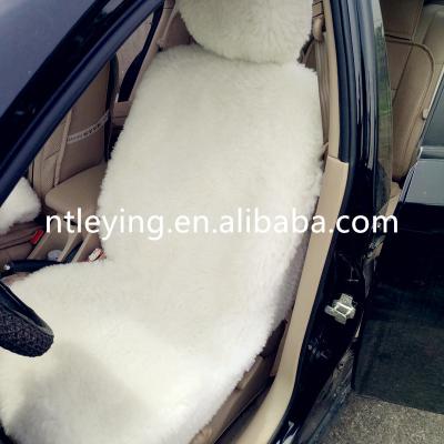 China 100% Wool Synthetic Faux Sheepskin Fur Motohome Car Seat Cover LYCS001 for sale