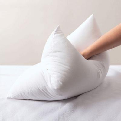 China Folded hotel breathfable cotton fabric filled pillows for sale