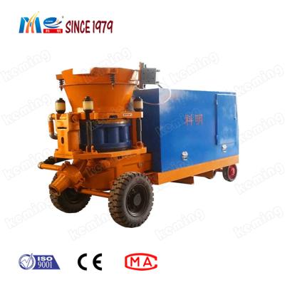 China Spray Concrete Tunnel Use Diesel Engine Dry Mix Gunite Concrete Shotcrete Machine for sale