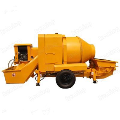 China Building Material Shops Electric Wet Batch Mixer Motor Concrete Mixer And Pump For Bridge Construction In South Korea for sale