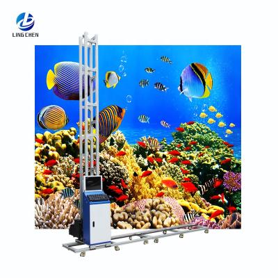 China Indoor Outdoor Automatic Vertical Painting Tools 3D Printer Wall Painting Machine 3D Printer Wall Advertising Printing Equipment for sale