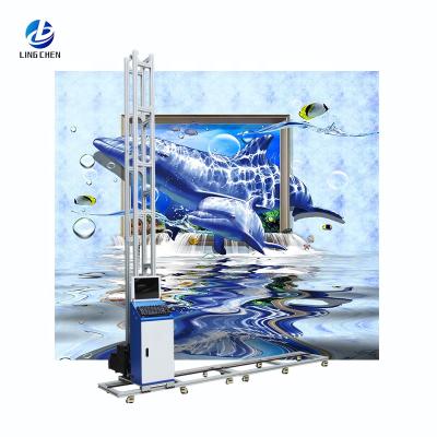 China 5d Printer 3D Wall Advertising Tools Glass Painting Printing Equipment Unlimited Indoor Outdoor Vertical Automatic Wall Mounted Material for sale