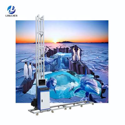 China Wall Printer Robot 3D Printer Wall Advertising Tools Glass Painting Printing Equipment Unlimited Indoor Outdoor Auto Wall Vertical Material for sale