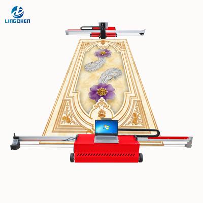 China Hotels 2022 Large Inkjet Equipment UV Ground Graffiti Paint Gun Digital Inkjet Printers for sale