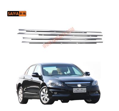 China PVC+STEEL Waterproof Rubber Sealing Glass Side Part 72450/72410-TA0-A01 Car Door Slat Strip and Window Glass For Honda Accord 08-13 for sale