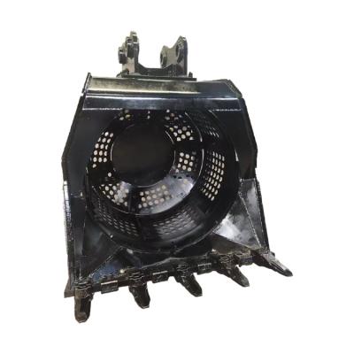 China Dirt Mining Machine Parts Rotating Screen Bucket Automatic Hydraulic Screen Bucket Rotating for Excavator for sale