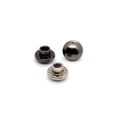 China China Wholesale Stainless Steel Stainless Steel Half Head Snap Hollow Rivets With Round Half Head Tubular Rivet for sale