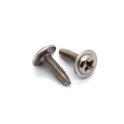 China Pan Flange Pan Head Cross Triangle Thread Self Locking Screw High Quality for sale