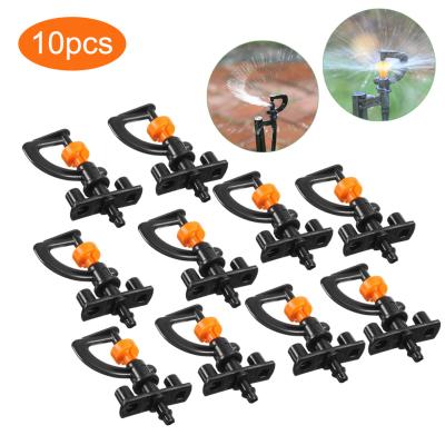 China 10Pcs Garden 360 Degree Rotating G Shape Lawn Irrigation Yard Garden Spray Nozzle Equip Agriculture Garden Grass Watering Sprinklers Tool for sale