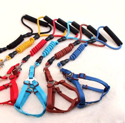 China Lights Wholesale Thoracic Dorsal Type Traction Dog Multi Color Nylon Rope for sale