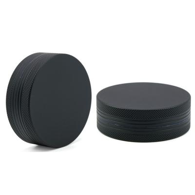 China 63MM Zinc Alloy 2 Parts Herb Grinder Tobacco Luxury Pink Black Zinc Alloy Aluminum Grinder Grinder F138 for sale