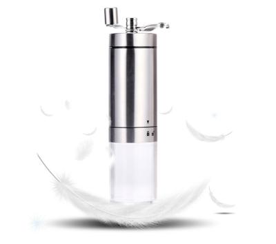 China Hot Selling Car Portable Manual Coffee Grinder Stainless Steel Coffee Machine With Silicone for sale