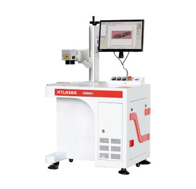 China Loading Color 3d Printed Fiber Laser Marking Machine For Computerized Metal / Plastic / Tag / Key Chains / Pen for sale