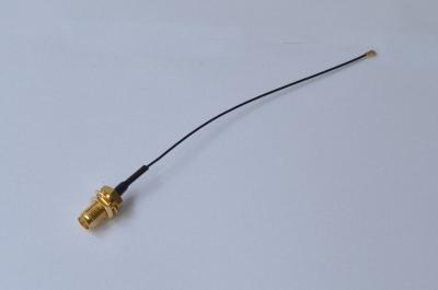 中国 SMA 女性 RF 0.81 のケーブルへの黒い RF のケーブル会議 I-PEX MHF のプラグ 20448-001R-081 販売のため