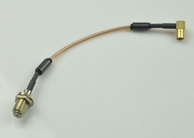 China Micro RF Cable F Female To MCX Female RG 316 Coaxial Cable With Ferrite Core for sale