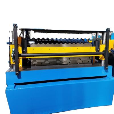 Κίνα ΤΡ18 Iron Metal Roof Panel Machine Double Layer Roll Forming Machine (Μηχανή σχηματισμού κυλίνδρων διπλού στρώματος) προς πώληση