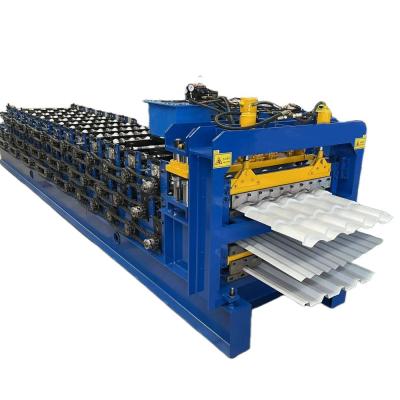 China Metal Tile Roof Sheet Roll Forming Machine PBR-Panel zu verkaufen