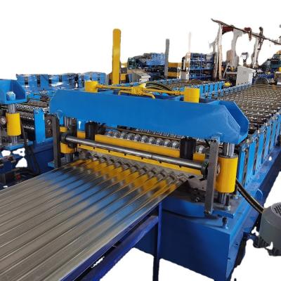 China Metallplatten-Dachplatten-Rollformmaschine 440v 50Hz 3PH zu verkaufen