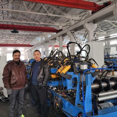 China 8 kg ZC Purlin Roll Forming Machine Vollautomatischer Stahlrahmen zu verkaufen