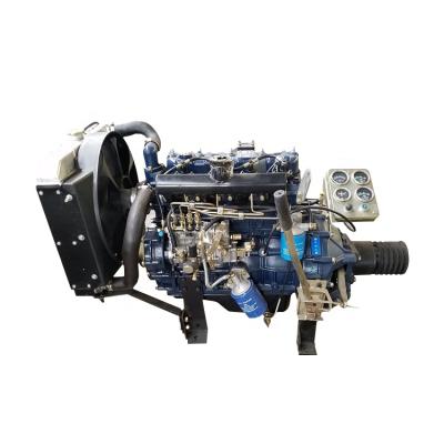 China Chinese manufacturer 35.3KW water-cooled clutch diesel engine 490G with PTO and pulley for sale