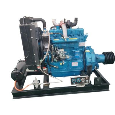 China New Product Water Cooled Clutch Weifang Stationary Engine 4102ZG With PTO And Pulley for sale