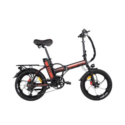 China Aluminum Alloy Jager Bikes 20 Inch Alpha GT E-Bike All Wheel Rim 48V/15AH Battery Fat Tire Electric Bike Portable Folding Foldable Bicycle for sale