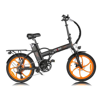 China Jager Aluminum Alloy Bikes 20 Inch Cycoo E-Bike Sport All Wheel Rim 48V/10AH Battery Fat Tire Electric Bike Portable Folding Folding Bicycle for sale