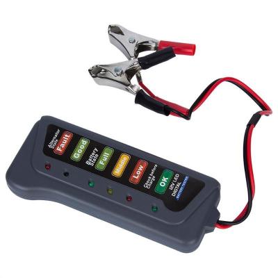 China Tiroflx 12V Auto Car Digital Battery Alternator Tester 6 LED Lights Display Tool for Cars Vehicle Motorcycle T16897 Batteries for sale